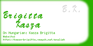 brigitta kasza business card